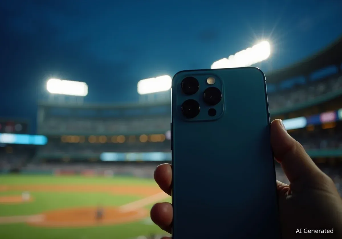 iPhone 17 Pro als Live-Kamera bei MLB-Spiel eingesetzt