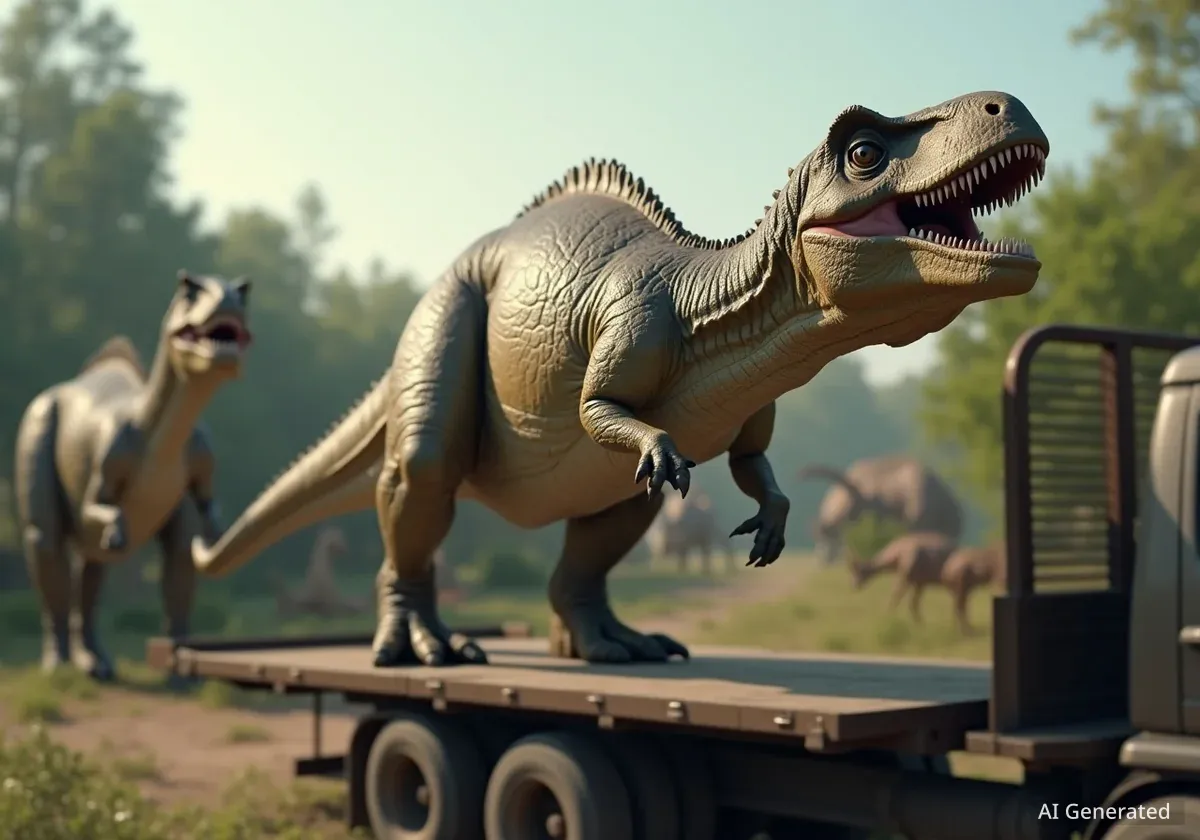 Field Station Dinosaurs verkauft lebensgroße Dinosaurier