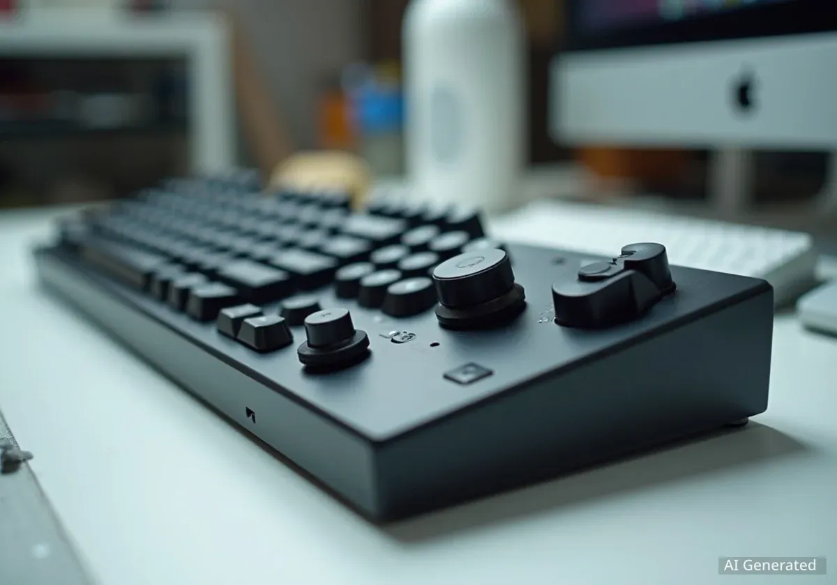 Google Japan stellt Tastatur mit Wählscheiben vor