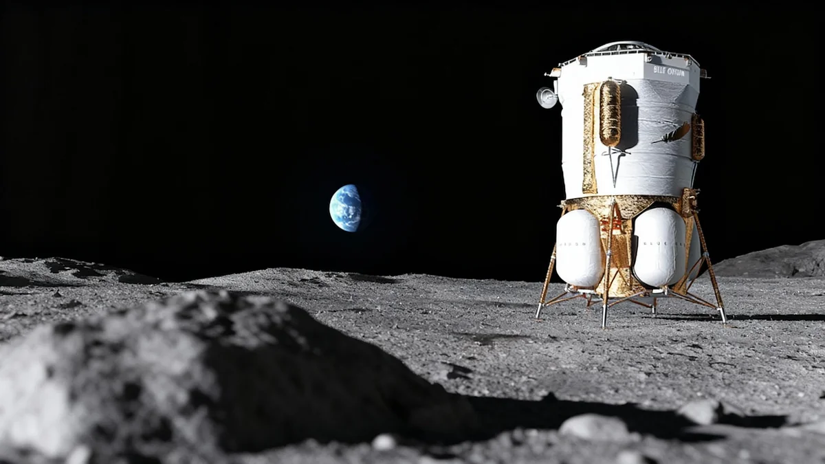 Blue Origin treibt Mond-Missionen mit neuem Lander voran