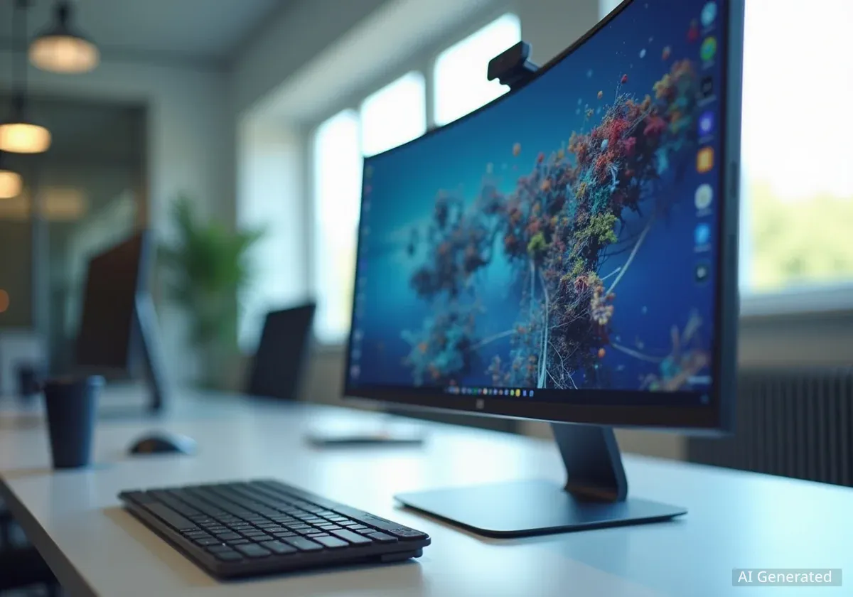 HP stellt 49-Zoll-Monitor mit Pop-up-Webcam vor