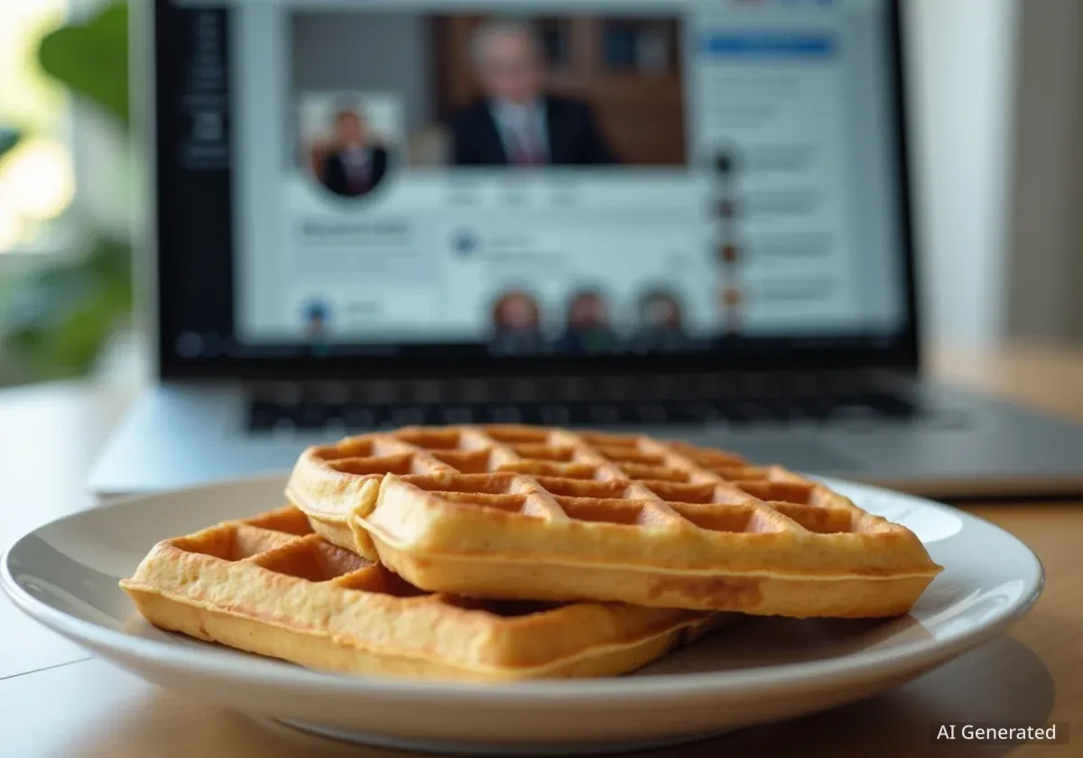 Bluesky CEO antwortet auf Kritik mit „WAFFLES!